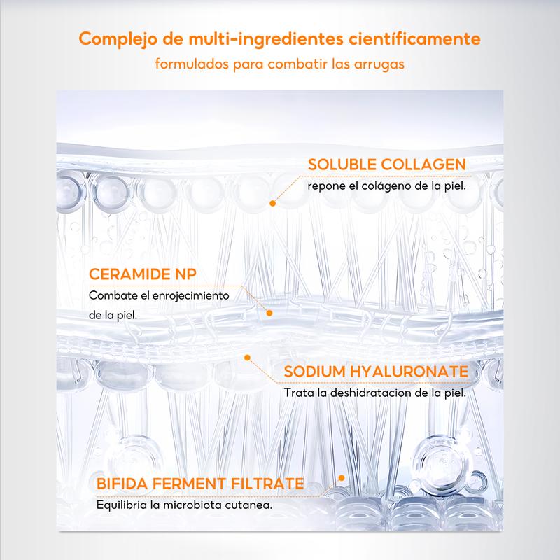 Crema reparadora antienvejecimiento para el contorno de ojos con péptidos – Elimina Bolsas y Ojeras Infinite Love